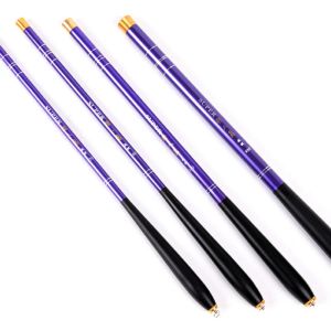 Rods Telescopic Carbon Fiber Fishing Rod Ultralight Mini Portable Hand Fishing Rupp för Stream River Lake Fishing Pole 2.1/2.4/2.7/3M