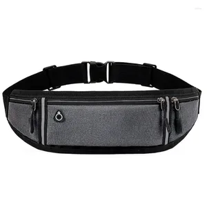 Midjespåsar Justerbar löpande påse Runners Belt Workout Bag Elastic Slim Phone Holder Fanny Pack för unisex jogging ficka x7xc