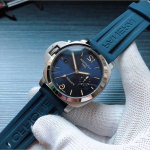 Luxury Watch Designer Watches for Mens Mechanical Automatic Sapphire Mirror 44mm 13mm Rubber Strap Sport Wristwatches Suuk