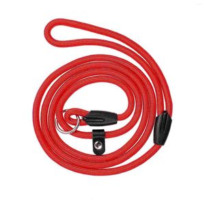 Hundhalsar Popetpop Walking Leash Training Lead Strong Hållbar Nylon Puppy Rope (Red) Hundar