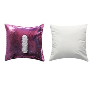 sublimation magic sequins blank square shape pillow cases pure transfer printing DIY personalized customized gifts wholes 9351660