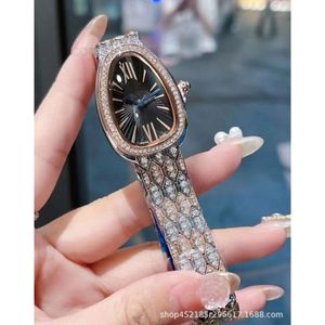 Womens Bvlgairs luxury Diamond watch Watch Designer Luxury Wristwatch Fashion Women Serpenti Seduttori Light Snake Head Classic Diamond Versatile Wom GDWK