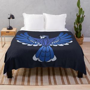 Cobertores Blue Jay Throw Blanket Weighted Summer Thermals para bebês de viagem