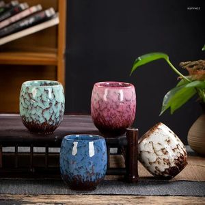 TeAware Setleri Tianmu Porselen Çay Fu Kase Kutusu Çay Fincanı Çin Dönüşüm Kupası 4pcs Kung Fırın Hediye Seti Jianzhan Cups Seramik