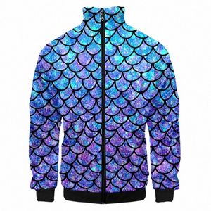 wave Colorful Fish Scales 3D Printed Men Hoodies Sweatshirt Unisex Streetwear Zipper Pullover Casual Jacket Tracksuits Custom e5wN#