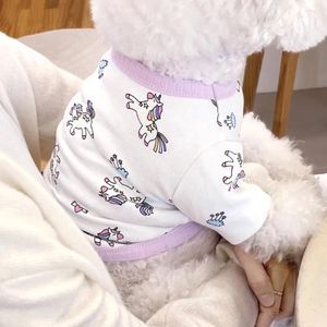 Abbigliamento per cani Piccoli vestiti Primavera Autunno Gatto Moda Cartone animato Felpa con cappuccio Animale domestico Dolce Desinger Pullover Cucciolo Pigiama carino Yorkie Barboncino Maltese