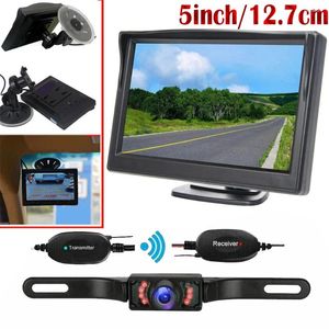 Wireless Car Styling 5 Inch TFT LCD Screen Monitor Display For Rear View Reverse Backup Camera TV