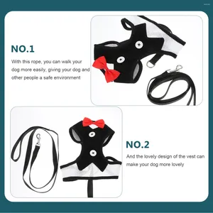 Dog Collars Evening Dress Pet Harness Small Carrier Sling Strap Cloth Belt Pulling Rope Kit For Dogs
