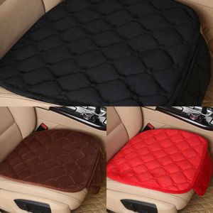 Upgrade ciepłe pluszowe siedzenie samochodowe Zimowe przednie tylne tylne tylne tylne tylne fotelik Auto -Fote Cushion z zagęszczonym bawełnianym napełnianiem Universal Fit Truck SUV