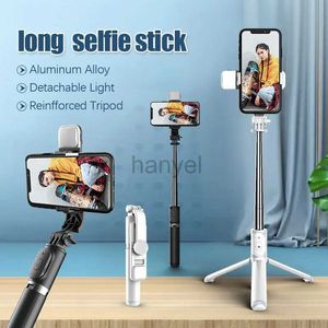 Selfie Monopods Fangtuosi Novo Longo Sem Fio Bluetooth Compatível Selfie Stick Dobrável Mini Tripé Obturador Controle Remoto para Ios Android Hot 24329