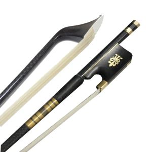 Guitar 4/4 Size Cello Bow Carbon Fiber Bow White Horse Hair Cello Parts For Acoustic Cello Student Professional Players