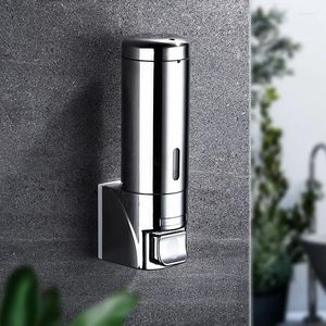 Liquid Soap Dispenser Container Wall Shampoo Shower Kitchen Bathroom Steel Mounted Accessories Stainless Bottle Gel