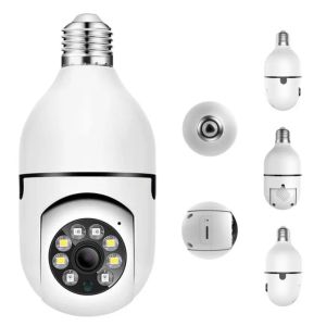 A6 Light Bulb Camera 200W HD 1080P Night Vision Motion Detection E27 Bulb Cams Indoor Outdoor Network Security Monitor IP Cameras
