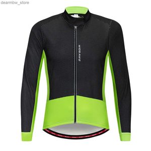 Cycling Jackets WOSAWE Men Winter Cycling Jackets Thermal MTB Bicycle Running Jacket Windproof Breathable Reflective Softshell Windbreaker24329