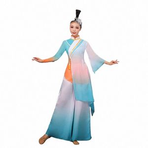 klassische Tanzaufführung für Frauen, eleganter Schirmtanz im chinesischen Stil, Fächertanz, Yangko-Tanzaufführung 51V0#