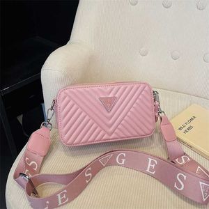 Evening Bags Inverted Triangle Small Square Bags New Casual One Shoulder Crossbody Camera Bag