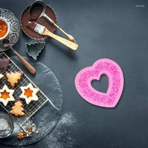 Baking Moulds Silicone Heart-shaped Cake Mold Suitable For Handmade Soap Valentine's Day