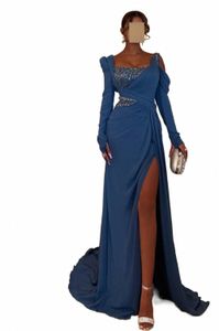 ball Sparkle Square Sheath Evening Party Sequin Fold Draped Satin Prom Dres Vestido Feminino Festa Luxo Robes Bal De Promo l013#