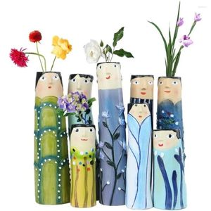 Vasi Spring Family Bud Vase 2024 Decorazioni per la casa in resina boema Decorazioni per la camera Personalizzate Spedizione gratuita