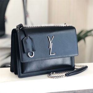 woman designer bag Luxury gift Sunset chain Shoulder pochette crossbody bag lady leather Wallets handbags Messenger bags fashion mens Clutch totes cosmetic bags