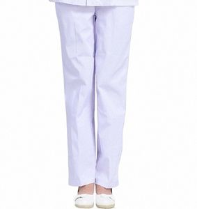 medical uniformes hospital nursing Nurse Pants White Work Pants Medical Pants Trousers Female 100% Cott not Wear and Pilling g9gQ#