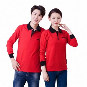 Catering Polo Shirt Multi-Style Custom Work Clothes LG Sleeve Restaurant Uniform Cafe Bakery Waiter Tshirt Chef Cooking Shirts B2QK#