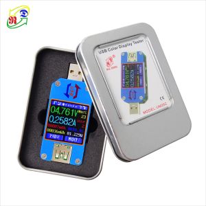 RD UM25 UM25C för App USB 2.0 Type-C LCD Voltmeter Ammeter Spänningsströmmätare Batteriladdning USB-testare