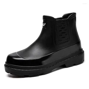 Sandaler unisex High Top Kitchen Chef Shoes Slip On Waterproof Antiskid Rain Lätt oljesäker arbetsstorlek 35-44