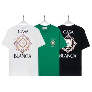 Casablancas T-shirt Designer Original Qualität Lose Casual Shirt Männer Frühjahr Neue Stil Baumwolle Rundhals T-shirts Männer Frauen T-shirts