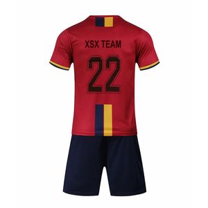 Narweiya spersonalizowana drukowana nazwa S piłkarska koszulki piłkarskie dla dzieci mundury męskie menu