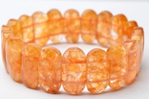 Bangles Citrine 20x10mm The surface of the cut Exquisite bracelet