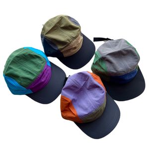 Berretto da baseball piatto Hip Hop estivo americano per uomo donna escursionismo campo cappelli impermeabili cappello da sole all'aperto pesca cappelli a 5 pannelli