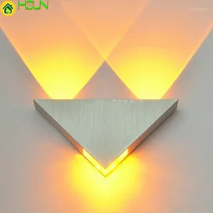 Wall Lamp Triangle Led Modern Originality A Living Room Bedroom Bedside Background Corridor Aisle Ktv Lantern Color