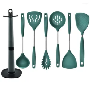 Spoons Retail Silicone Kitchenware Set Chinese Cooking Spoon And Shovel Soup Noodle Non-Stick Cookware