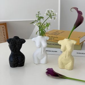 Wazony mini nago samica rzeźba wazon wazonu wazony design figur