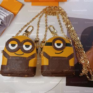 Brand Bags Women Key Wallets Owl Mini Backpacks Rabbit Pouch Bags Letter Trunk Box Coin Purses With Keychain Wallets Pocket Couples Headphone Bags Pendant Charms