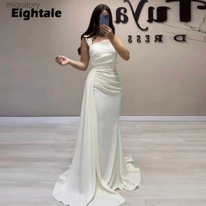 Urban Sexy Dresses Eightale Elegant Evening Dress for Wedding Party One Shoulder Beaded with Pearls Arabic Mermaid Celebrity Formal Prom Gowns yq240329