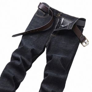 men's Denim Jeans Fi Busin Casual Regular Fit Straight Classic Daily High Quality Plus Size New Dropship Four Seas o9fI#