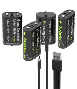 Laiphi 4800mWh Xbox do ładowania litowego akumulatora, dla baterii serii Xbox USB C Xbox One X/S/Elite Xbox 360