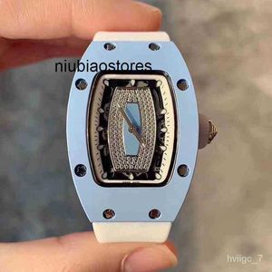 Business Mechanical Watch Blue Watch Ceramic Tape Designer Waterproof Wristwatches Full Stainless Steel High Quality