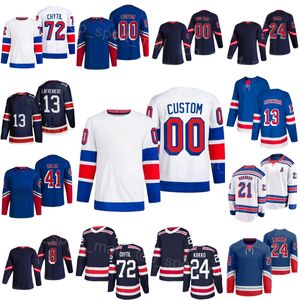 2024 Série de estádios de hóquei 10 Artemi Panarin Jersey Homem Crianças Mulheres 93 Mika Zibanejad 31 Igor Shesterkin 16 Vincent Trocheck 20 Chris Kreider 13 Alexis Lafreniere