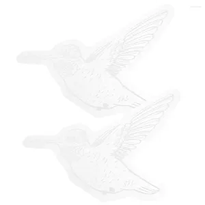 Window Stickers 2 PCS Bird Glass Sticker PVC CLING NAIL MONOCABLE DECED ALERT DECAL Birthday Decoration for Girl