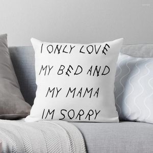 Подушка «Я люблю только свою кровать» и «Мама, прости», накинь рождественские чехлы для сидения