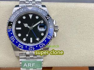 ARF Factory Watch Automatic Cal.3285 이동 직경 40mm 904L 스틸 스트립 세라믹 프레임 Sapphire Crystal Glass Super Luminous Waterproof