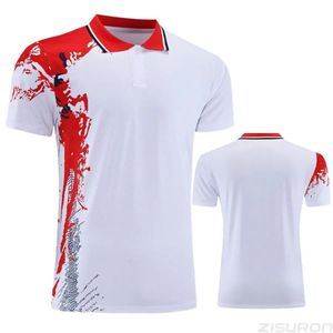 sport kinesiska nationella tröjor badminton skjorta för män kvinnor barn porslin badminton t shirt shorts tennis skjorta fotbollskläder 240322