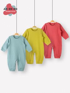 Baby nyfödda rompers kläder spädbarn nyfödd romper tjej brev övergripande kläder jumpsuit barn rosa röd bodysuit för spädbarn outfit x2ly#