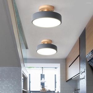 Taklampor LED Interiör Belysning Ljusstyrka Flush Mount Light Protect Eyle Installation Dålig Dimble för sovrumets badrum