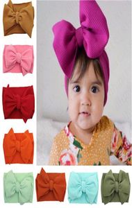 Kids Baby Girls Big Bow Turban Headband Hair wraps Elastic Headbansd Hair Band Wrap INS Infant Headbands Newborn Hairbands hairwra4115418