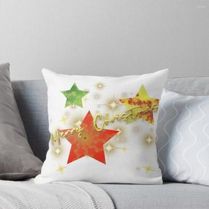 Pillow Christmas Stars Throw Cover Couch Pillows Autumn Decoration