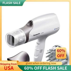 Hair Dryers Panasonic Nanoe Salon Hair Dryer with Oscillating QuickDry Nozzle Diffuser and Concentrator Attachments 3 Speed Heat Settings 240329